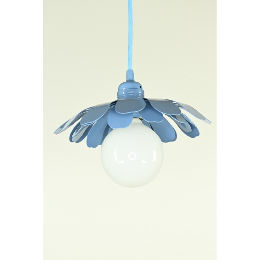 Bohemia-Design - Plavi luster na sajli 1xE27/60W/230V