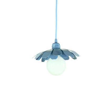 Bohemia-Design - Plavi luster na sajli 1xE27/60W/230V