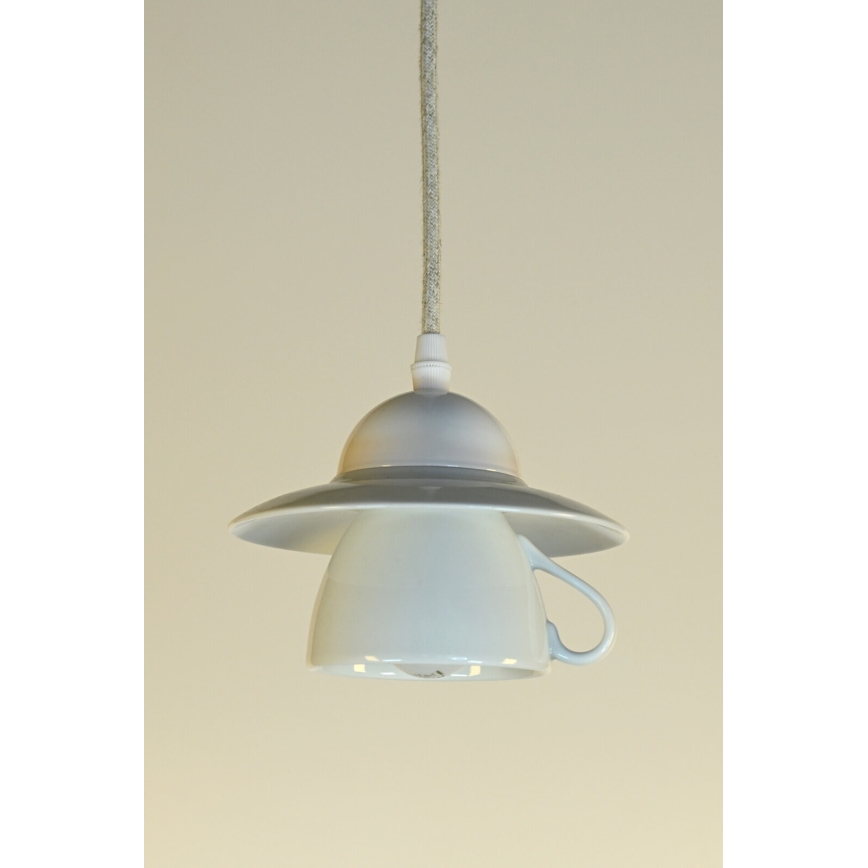 Bohemia-Design - Porculanski luster na sajli 1xE27/60W/230V