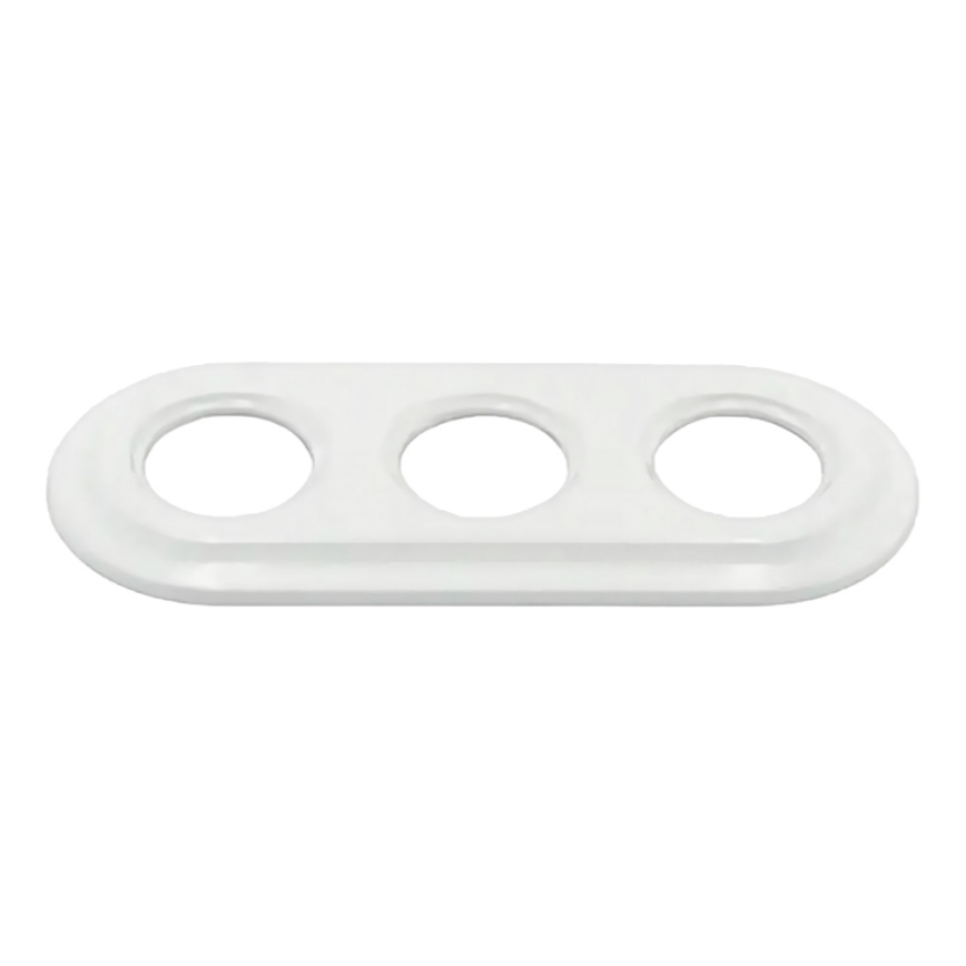 Bohemia-Design - Porculanski retro trostruki okvir, bijeli