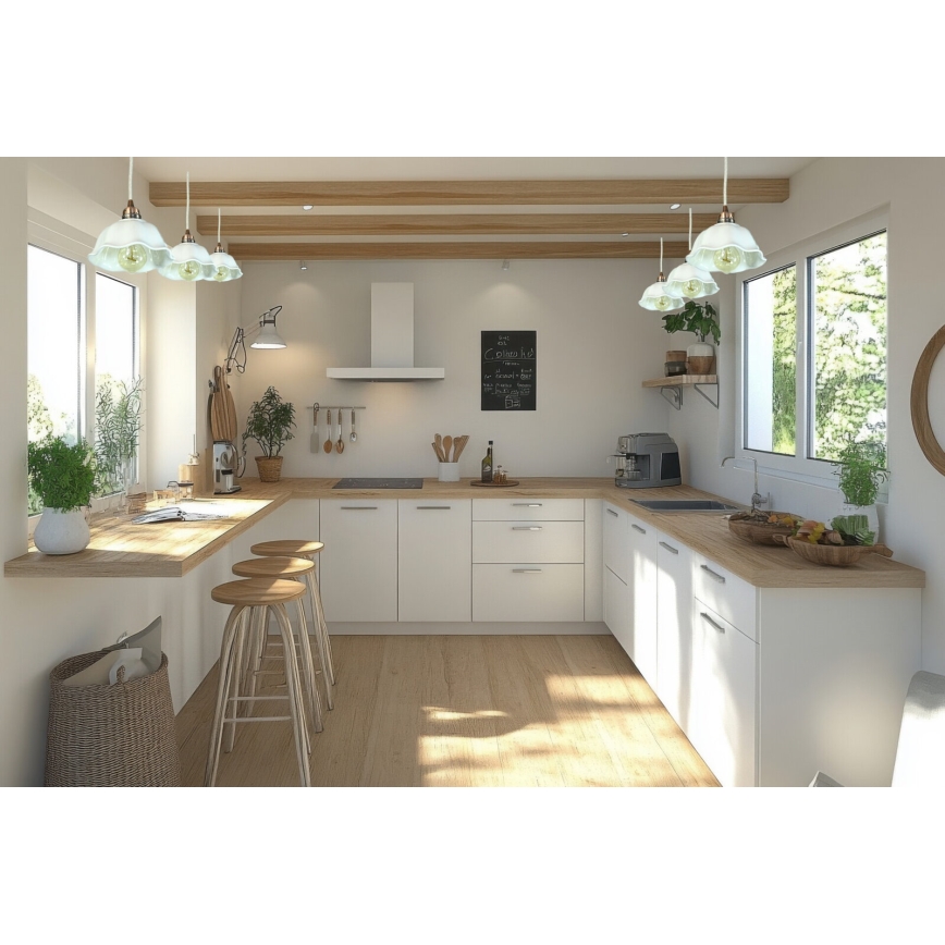 Bohemia-Design - Porculanski viseći luster na sajli 1xE27/60W/230V