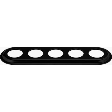 Bohemia-Design - Retro okvir od porculana za pet fotografija, crni