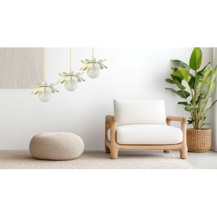 Bohemia-Design - Viseći luster na kabelu 1xE27/60W/230V krem boje