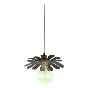 Bohemia-Design - Visilica na kabelu 1xE27/60W/230V brončana