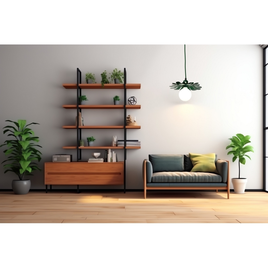 Bohemia-Design - Zeleni luster na kabelu 1xE27/60W/230V