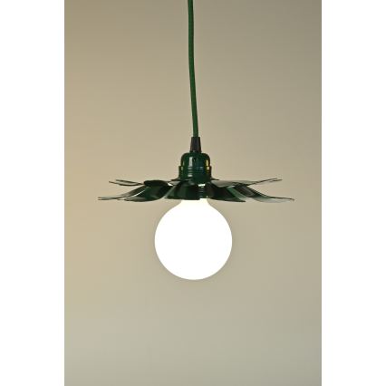 Bohemia-Design - Zeleni luster na kabelu 1xE27/60W/230V