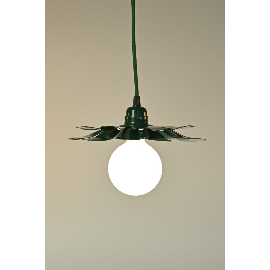Bohemia-Design - Zeleni luster na kabelu 1xE27/60W/230V