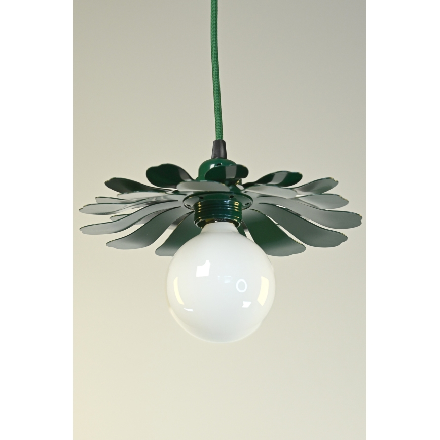 Bohemia-Design - Zeleni luster na kabelu 1xE27/60W/230V