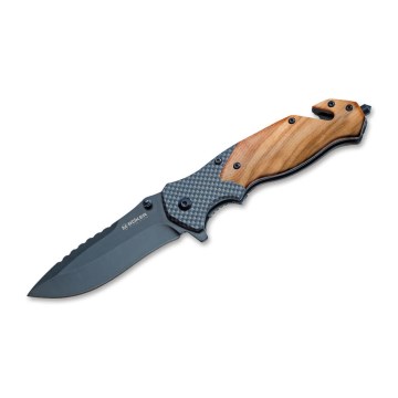 Böker - Džepni nož Magnum Blomkvist Olive 20,5 cm maslinovo drvo