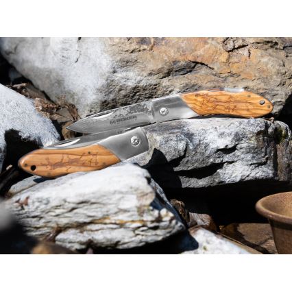 Böker - Džepni nož od damaska Magnum Caveman 19,4 cm