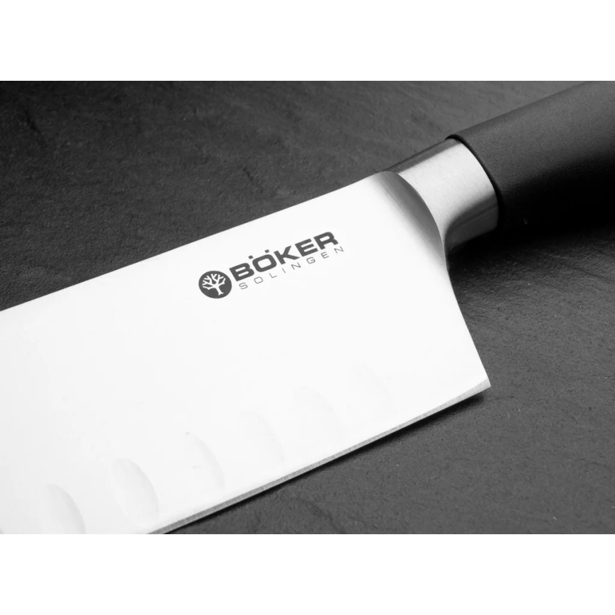 Böker - Kuhinjski nož santoku CORE PROFESSIONAL 16,5 cm crna