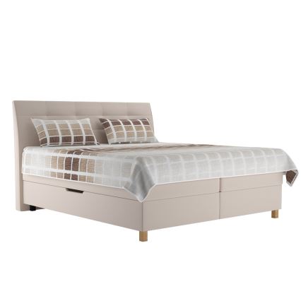 Boxspring krevet s madracem BEA 160x200 cm bež