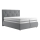 Boxspring krevet s madracem i topperom ELEN 160x200 cm siva