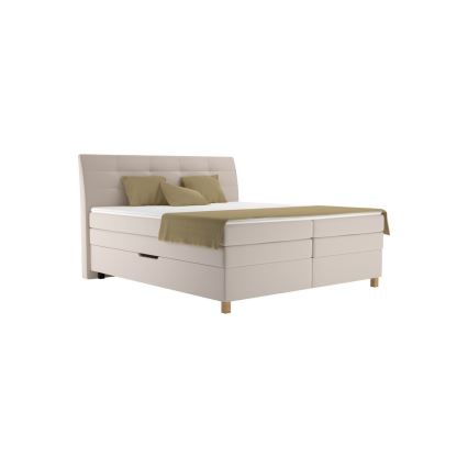 Boxspring krevet s madracom BEA 180x200 cm bež
