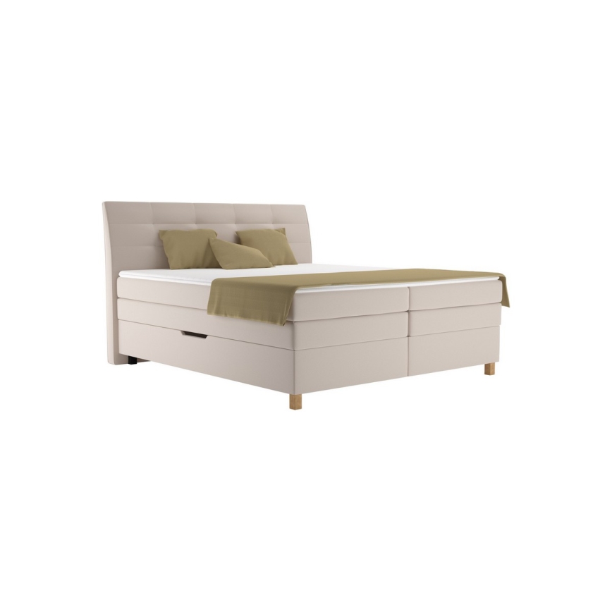Boxspring krevet s madracom BEA 180x200 cm bež