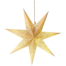 Božićna dekoracija 1xE14/25W/230V pr. 60 cm zlatna