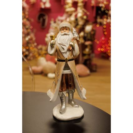 Božićna dekoracija 39 cm Djed Mraz