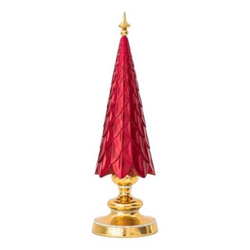 Božićna dekoracija 45,5 cm crvena jelka