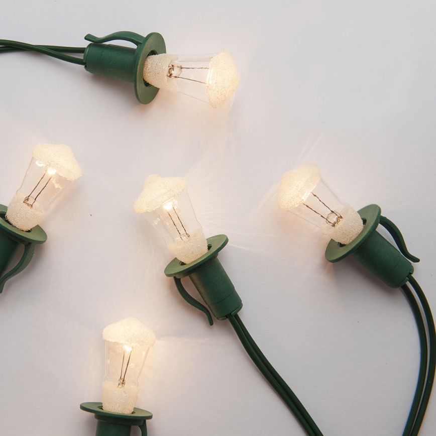 Božićne lampice LUCERNA 12xE10/10,7m topla bijela, Proizvedeno u Europi