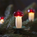 Božićne lampice TOADSTOOL 12xE10/10,7m crvena, Proizvedeno u Europi