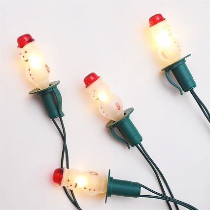 Božićni lampice FIGURINE 12xE10 10,7m, Proizvedeno u Europi