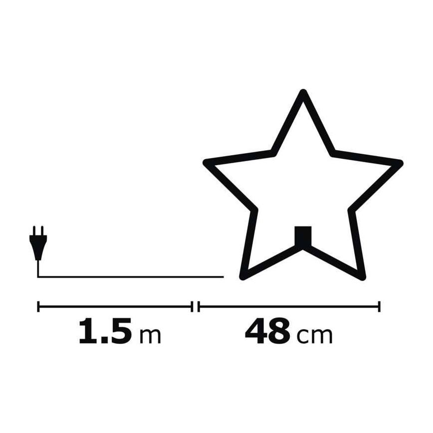 Božićni ukras 1xE14/230V siva
