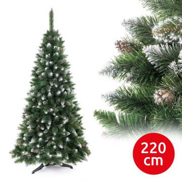 Božićno drvce CRISTAL SILVER 220 cm borovina