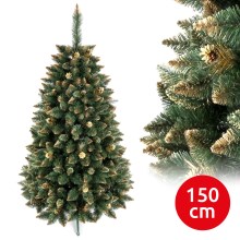 Božićno drvce GOLD 150 cm bor