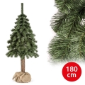 Božićno drvce na deblo NATURAL 180 cm jela