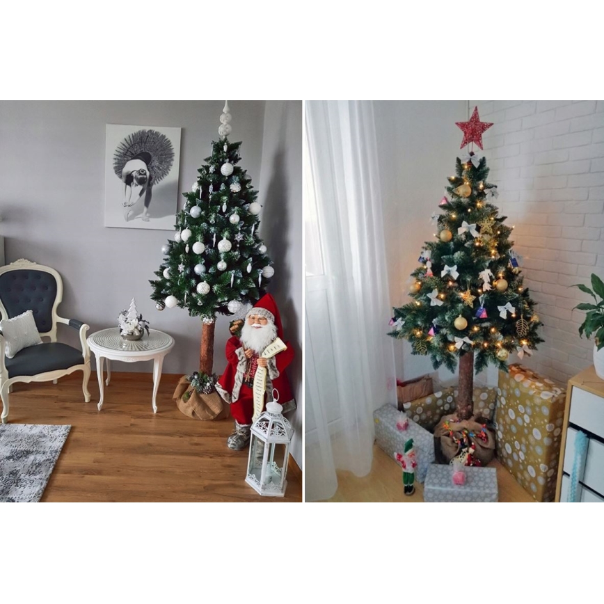 Božićno drvce na deblu 220 cm bor