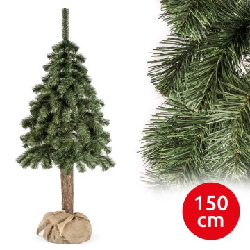 Božićno drvce na deblu NATURAL 150 cm jela