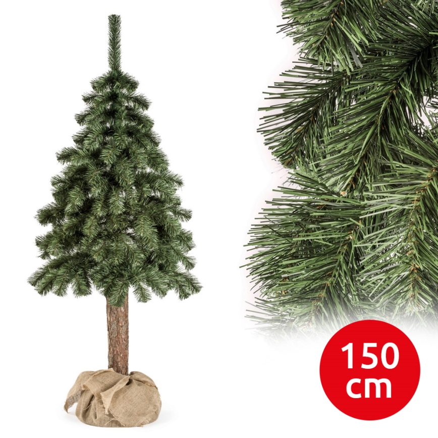 Božićno drvce na deblu NATURAL 150 cm jela