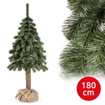 Božićno drvce na deblu NATURAL 180 cm jela