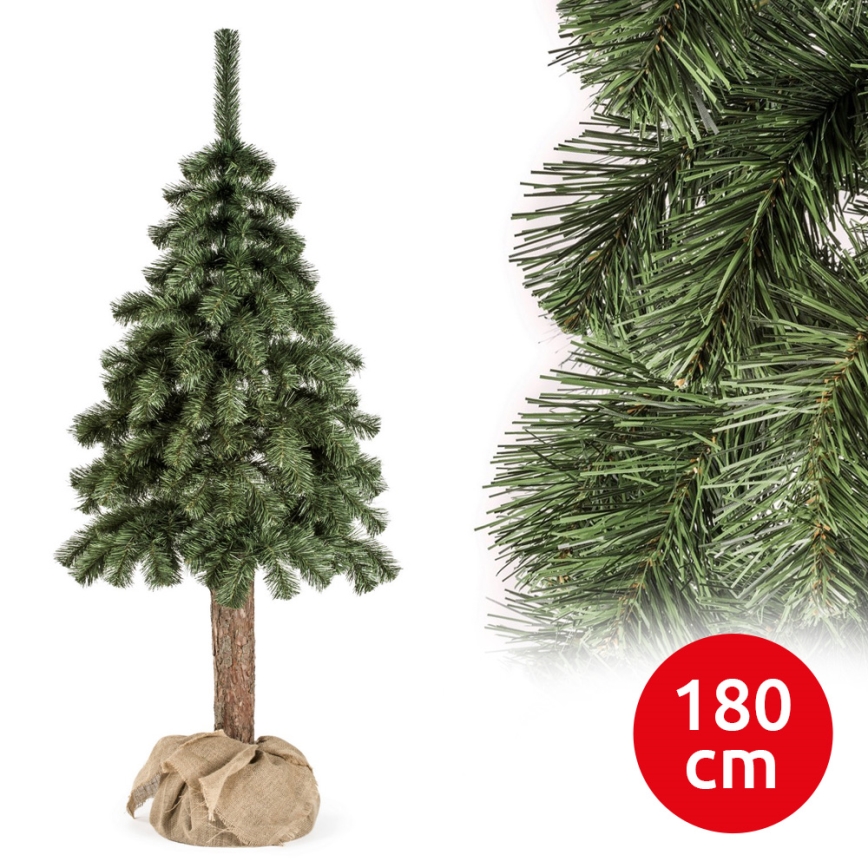 Božićno drvce na deblu NATURAL 180 cm jela