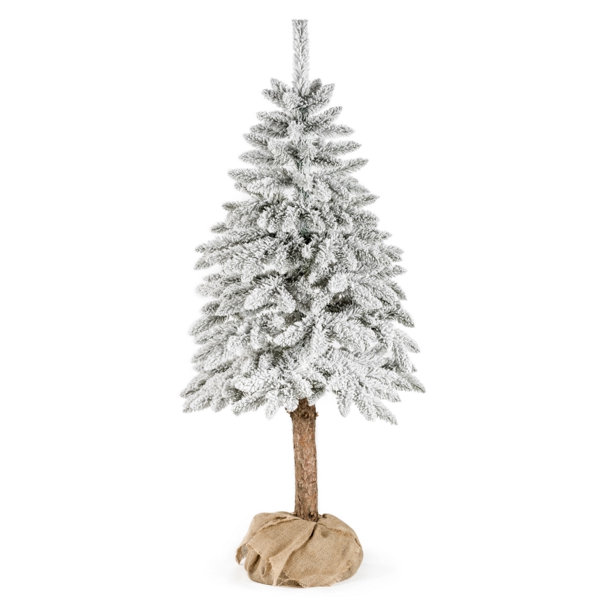 Božićno drvce na deblu NATURAL WITH SNOW 120 cm smreka