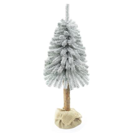 Božićno drvce na deblu NATURAL WITH SNOW 150 cm jela