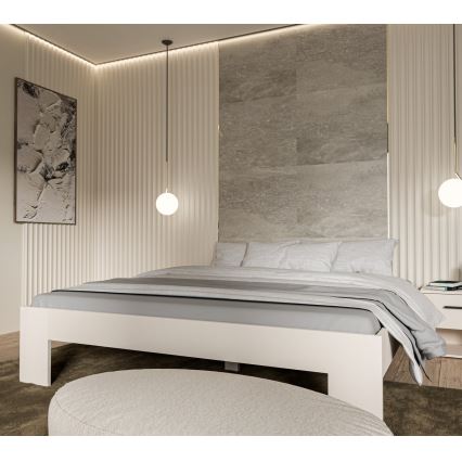 Bračni krevet PIROA 180x200 cm bež