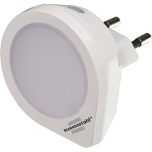 Brennenstuhl - LED Orijentacijska svjetiljka sa senzorom za utičnicu LED/0,2W/230V