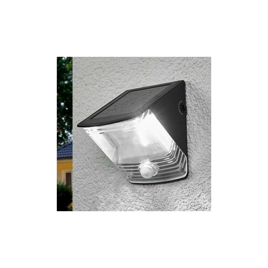Brennenstuhl - LED Solarna zidna svjetiljka sa senzorom za pokret i dan/noć LED/1W/3,6V 600 mAh IP44