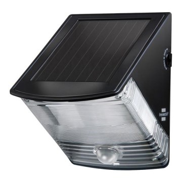 Brennenstuhl - LED Solarna zidna svjetiljka sa senzorom za pokret i dan/noć LED/1W/3,6V 600 mAh IP44