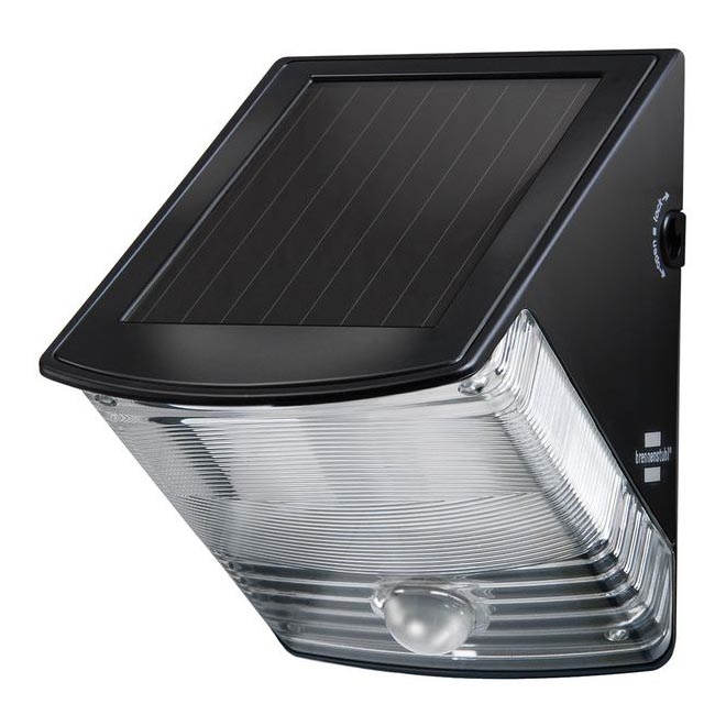 Brennenstuhl - LED Solarna zidna svjetiljka sa senzorom za pokret i dan/noć LED/1W/3,6V 600 mAh IP44