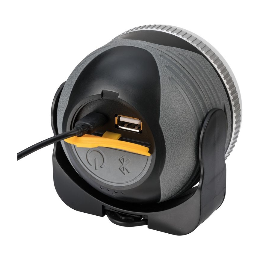 Brennenstuhl - LED Vanjska lampa sa zvučnikom LED/3W/5V 4000 mAh IP44