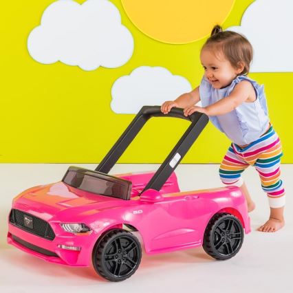 Bright Starts - Dječja hodalica 3u1 FORD MUSTANG ružičasta