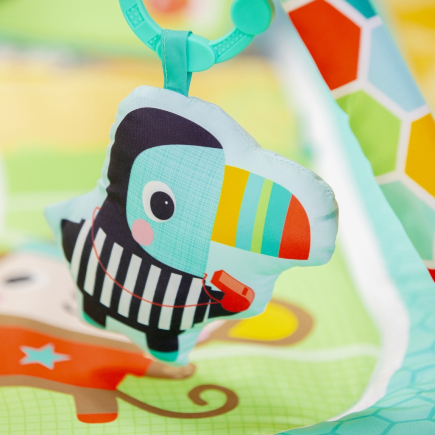 Bright Starts - Igraća podloga za bebe OBALL GRIP & KICK 3xAA