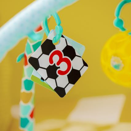 Bright Starts - Igraća podloga za bebe OBALL GRIP & KICK 3xAA