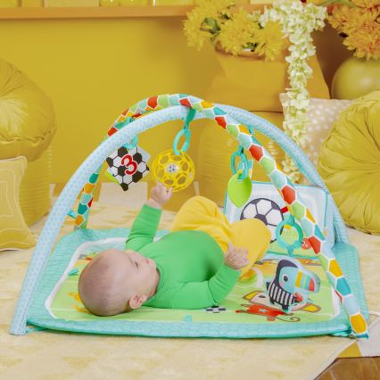 Bright Starts - Igraća podloga za bebe OBALL GRIP & KICK 3xAA