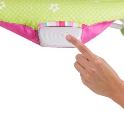 Bright Starts - Dječja vibrirajuća ležaljka RASPBERRY GARDEN