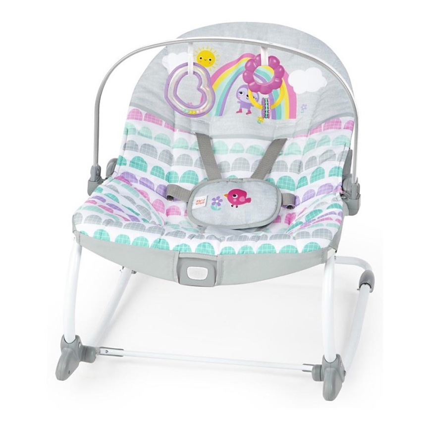 Bright Starts - Dječja vibrirajuća njihaljka ROSY RAINBOW 1xLR14