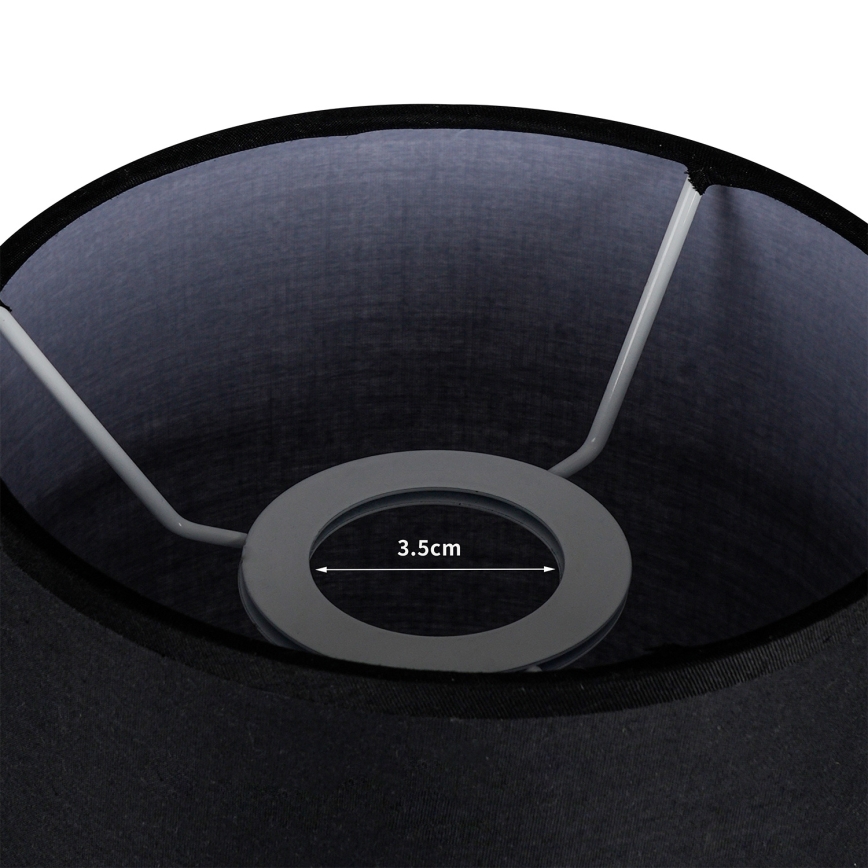 Brilagi - Abažur za stolnu lampu TABLON E27 Ø 14 cm, crni