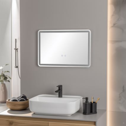 Brilagi - LED kupaonsko grijano ogledalo BELLA LED/12W/230V 40x60 cm IP44 CRI 90 prigušivo + CCT